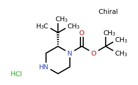 CAS 1381959-73-4 | (S)-tert-Butyl 2-(tert-butyl)piperazine-1-carboxylate hydrochloride