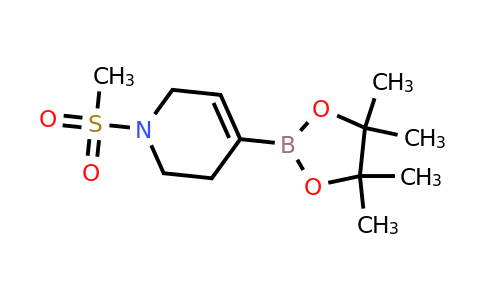 CAS 1382137-67-8 | 1-Methanesulfonyl-4-(tetramethyl-1,3,2-dioxaborolan-2-yl)-1,2,3,6-tetrahydropyridine