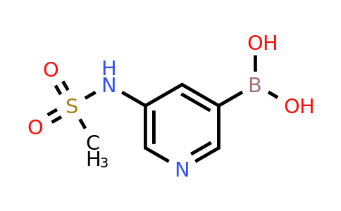 CAS 1382475-73-1 | 5-Methanesulfonylamino-pyridine-3-boronic acid