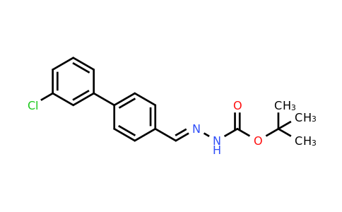 CAS 1382978-22-4 | tert-butyl (E)-2-((3'-chloro-[1,1'-biphenyl]-4-yl)methylene)hydrazine-1-carboxylate