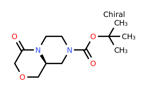 CAS 1383427-97-1 | tert-butyl (9aS)-4-oxo-6,7,9,9a-tetrahydro-1H-pyrazino[2,1-c][1,4]oxazine-8-carboxylate
