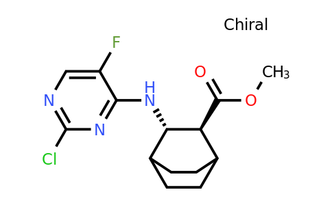 CAS 1383446-12-5 | rel-methyl (2S,3S)-3-[(2-chloro-5-fluoropyrimidin-4-yl)amino]bicyclo[2.2.2]octane-2-carboxylate