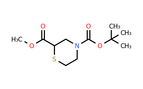 CAS 1383453-52-8 | 4-(tert-butyl) 2-methyl thiomorpholine-2,4-dicarboxylate