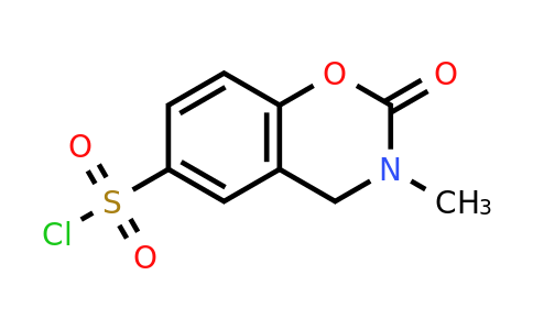 CAS 1383579-87-0 | 3-methyl-2-oxo-3,4-dihydro-2H-1,3-benzoxazine-6-sulfonyl chloride