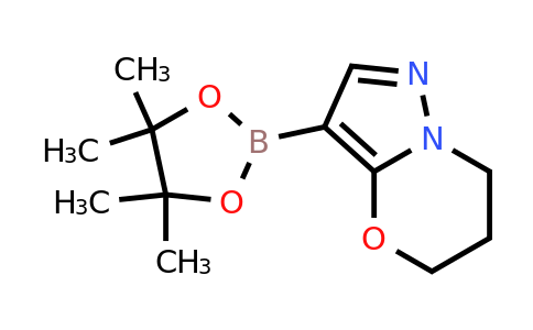 CAS 1383675-83-9 | 3-(4,4,5,5-Tetramethyl-1,3,2-dioxaborolan-2-yl)-6,7-dihydro-5h-pyrazolo[5,1-b][1,3]oxazine