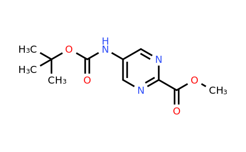 CAS 1383802-16-1 | Methyl 5-((tert-butoxycarbonyl)amino)pyrimidine-2-carboxylate