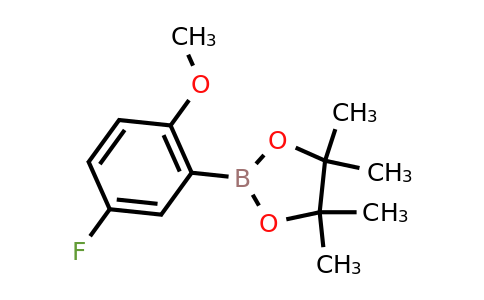 CAS 1383806-53-8 | 2-(5-Fluoro-2-methoxyphenyl)-4,4,5,5-tetramethyl-1,3,2-dioxaborolane