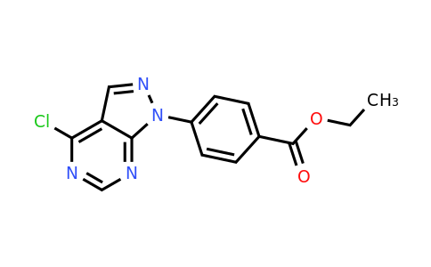 CAS 1383927-19-2 | Ethyl 4-(4-chloro-1H-pyrazolo[3,4-d]pyrimidin-1-yl)benzoate