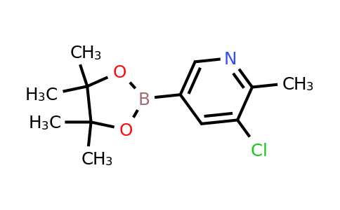 CAS 1383985-18-9 | 3-Chloro-2-methyl-5-(4,4,5,5-tetramethyl-1,3,2-dioxaborolan-2-YL)pyridine