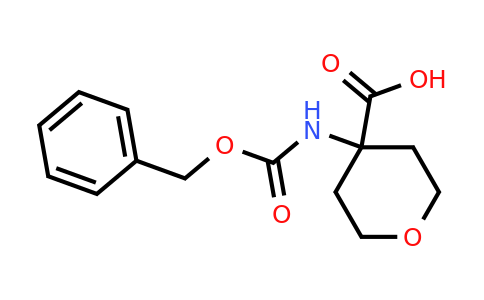 CAS 138402-13-8 | 4-([(Benzyloxy)carbonyl]amino)tetrahydro-2H-pyran-4-carboxylic acid