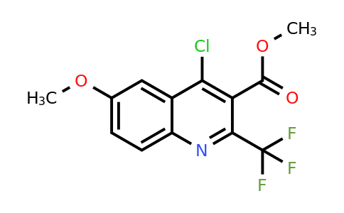 CAS 1384264-19-0 | Methyl 4-chloro-6-methoxy-2-(trifluoromethyl)quinoline-3-carboxylate