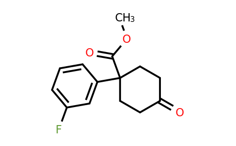 CAS 1384264-42-9 | methyl 1-(3-fluorophenyl)-4-oxocyclohexane-1-carboxylate