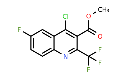 CAS 1384264-64-5 | Methyl 4-chloro-6-fluoro-2-(trifluoromethyl)quinoline-3-carboxylate