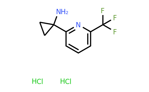 CAS 1384265-58-0 | 1-(6-(trifluoromethyl)pyridin-2-yl)cyclopropan-1-amine dihydrochloride