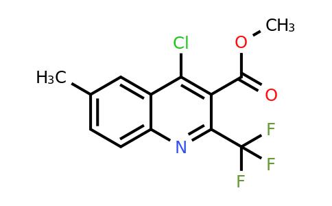 CAS 1384265-62-6 | Methyl 4-chloro-6-methyl-2-(trifluoromethyl)quinoline-3-carboxylate