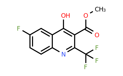 CAS 1384265-63-7 | Methyl 6-fluoro-4-hydroxy-2-(trifluoromethyl)quinoline-3-carboxylate