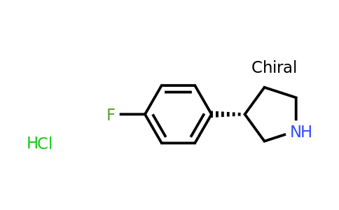 CAS 1384268-53-4 | (S)-3-(4-Fluoro-phenyl)-pyrrolidine hydrochloride
