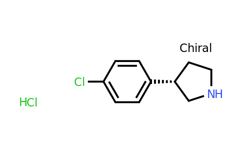 CAS 1384268-58-9 | (S)-3-(4-Chlorophenyl)pyrrolidine hydrochloride