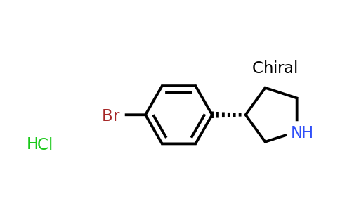 CAS 1384268-82-9 | (S)-3-(4-Bromophenyl)pyrrolidine hydrochloride