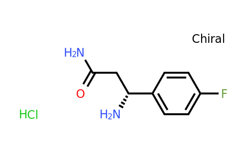 CAS 1384424-47-8 | (3R)-3-amino-3-(4-fluorophenyl)propanamide hydrochloride