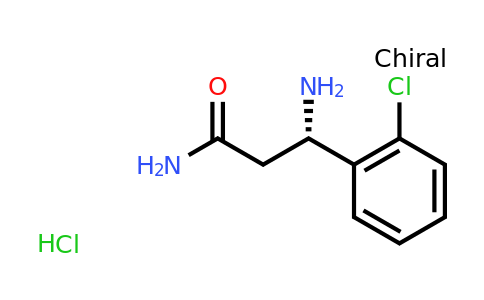 CAS 1384424-50-3 | (3S)-3-amino-3-(2-chlorophenyl)propanamide hydrochloride