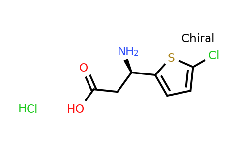 CAS 1384424-51-4 | (3R)-3-amino-3-(5-chlorothiophen-2-yl)propanoic acid hydrochloride