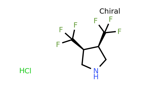 CAS 1384424-53-6 | (3R,4S)-3,4-bis(trifluoromethyl)pyrrolidine hydrochloride