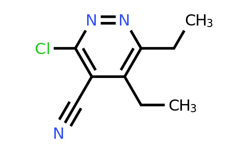 CAS 1384427-24-0 | 3-chloro-5,6-diethylpyridazine-4-carbonitrile