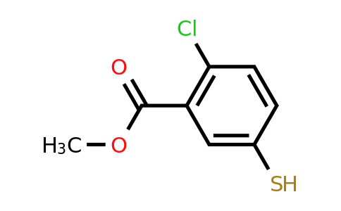 Methyl 2-chloro-5-sulfanylbenzoate
