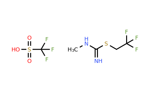 CAS 1384427-41-1 | N-methyl[(2,2,2-trifluoroethyl)sulfanyl]methanimidamide; trifluoromethanesulfonic acid