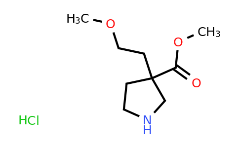 CAS 1384427-44-4 | methyl 3-(2-methoxyethyl)pyrrolidine-3-carboxylate hydrochloride