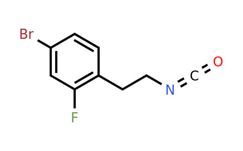 CAS 1384427-62-6 | 4-bromo-2-fluoro-1-(2-isocyanatoethyl)benzene
