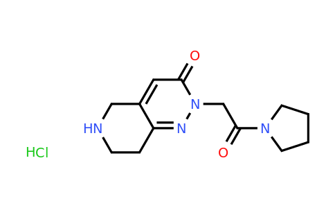 CAS 1384427-71-7 | 2-[2-oxo-2-(pyrrolidin-1-yl)ethyl]-2H,3H,5H,6H,7H,8H-pyrido[4,3-c]pyridazin-3-one hydrochloride