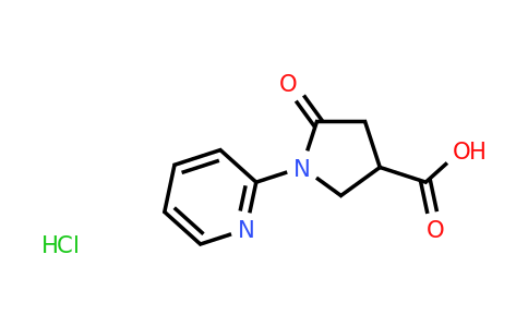 CAS 1384427-91-1 | 5-oxo-1-(pyridin-2-yl)pyrrolidine-3-carboxylic acid hydrochloride