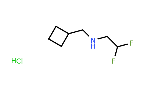 CAS 1384427-97-7 | (cyclobutylmethyl)(2,2-difluoroethyl)amine hydrochloride