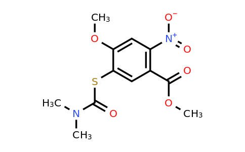 CAS 1384428-32-3 | methyl 5-[(dimethylcarbamoyl)sulfanyl]-4-methoxy-2-nitrobenzoate