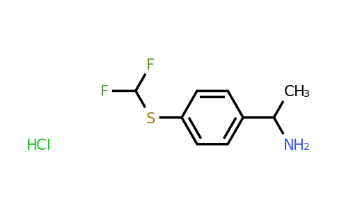 CAS 1384428-34-5 | 1-{4-[(difluoromethyl)sulfanyl]phenyl}ethan-1-amine hydrochloride