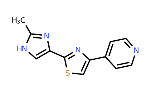 CAS 1384428-42-5 | 4-[2-(2-methyl-1H-imidazol-4-yl)-1,3-thiazol-4-yl]pyridine