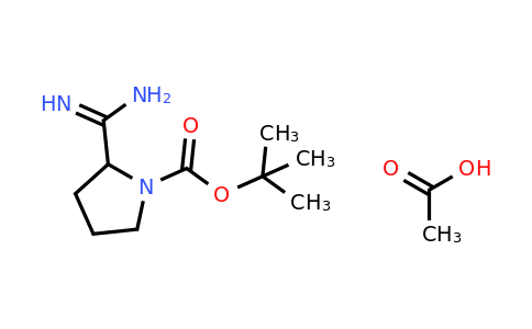 CAS 1384428-47-0 | acetic acid; tert-butyl 2-carbamimidoylpyrrolidine-1-carboxylate