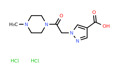 CAS 1384428-48-1 | 1-[2-(4-methylpiperazin-1-yl)-2-oxoethyl]-1H-pyrazole-4-carboxylic acid dihydrochloride