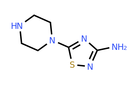 CAS 1384428-55-0 | 5-(piperazin-1-yl)-1,2,4-thiadiazol-3-amine