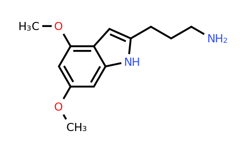 CAS 1384428-58-3 | 3-(4,6-dimethoxy-1H-indol-2-yl)propan-1-amine
