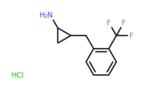CAS 1384428-68-5 | 2-{[2-(trifluoromethyl)phenyl]methyl}cyclopropan-1-amine hydrochloride