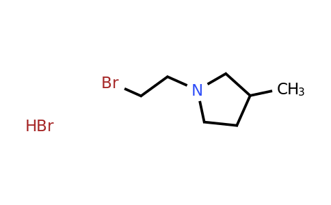 CAS 1384428-77-6 | 1-(2-bromoethyl)-3-methylpyrrolidine hydrobromide