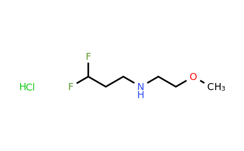 CAS 1384428-83-4 | (3,3-difluoropropyl)(2-methoxyethyl)amine hydrochloride