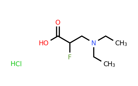 CAS 1384428-87-8 | 3-(diethylamino)-2-fluoropropanoic acid hydrochloride