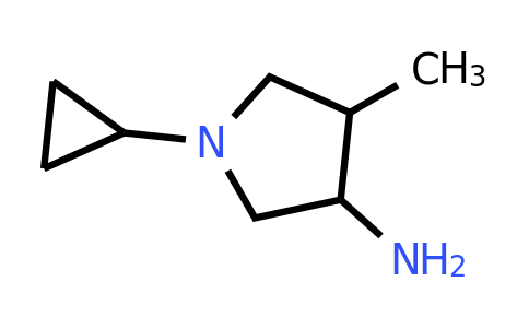 CAS 1384428-90-3 | 1-cyclopropyl-4-methylpyrrolidin-3-amine