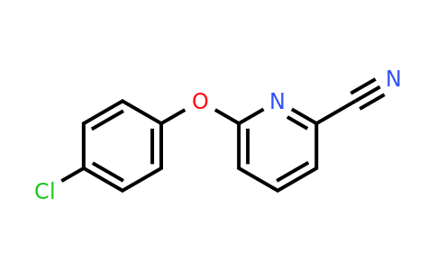 CAS 1384428-94-7 | 6-(4-chlorophenoxy)pyridine-2-carbonitrile