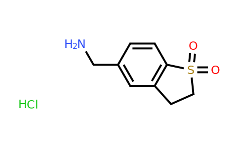 CAS 1384429-07-5 | 5-(aminomethyl)-2,3-dihydro-1lambda6-benzothiophene-1,1-dione hydrochloride