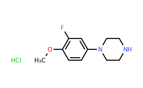 CAS 1384429-08-6 | 1-(3-fluoro-4-methoxyphenyl)piperazine hydrochloride